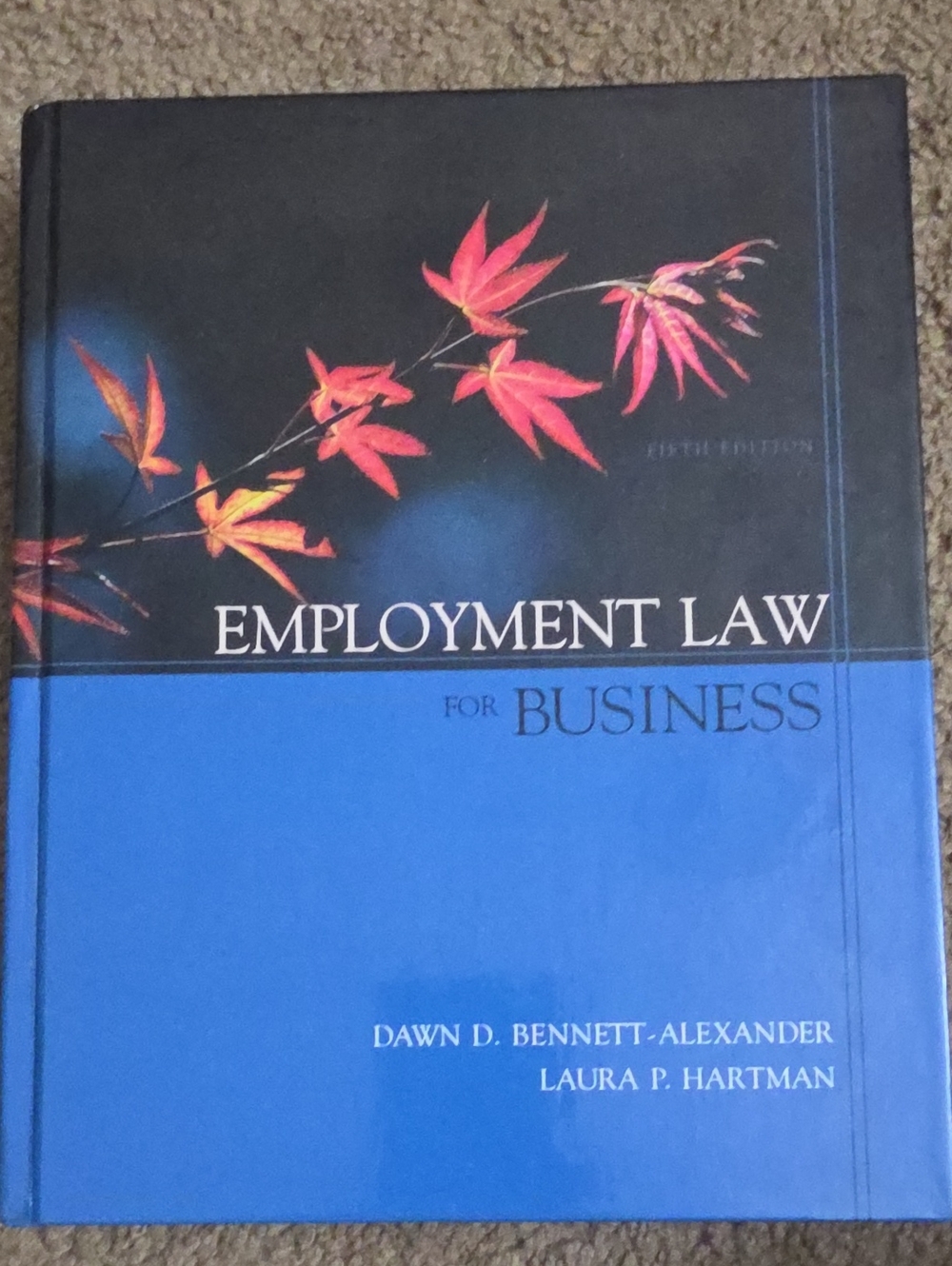 Employment Law For Business Book